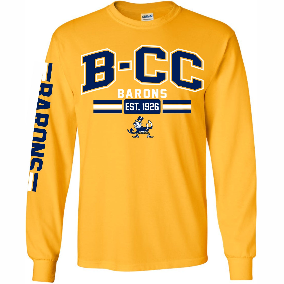 B-CC 3-Bar Long Sleeve Tee - DISCONTINUED DESIGN