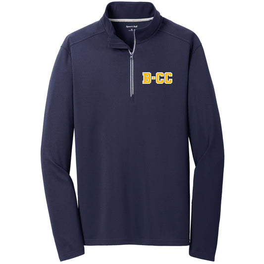 Quarter-Zip Unisex Textured Pullover